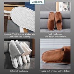 OSTADARRA zapatillas spa en habitación de hotel, confort para huéspedes.