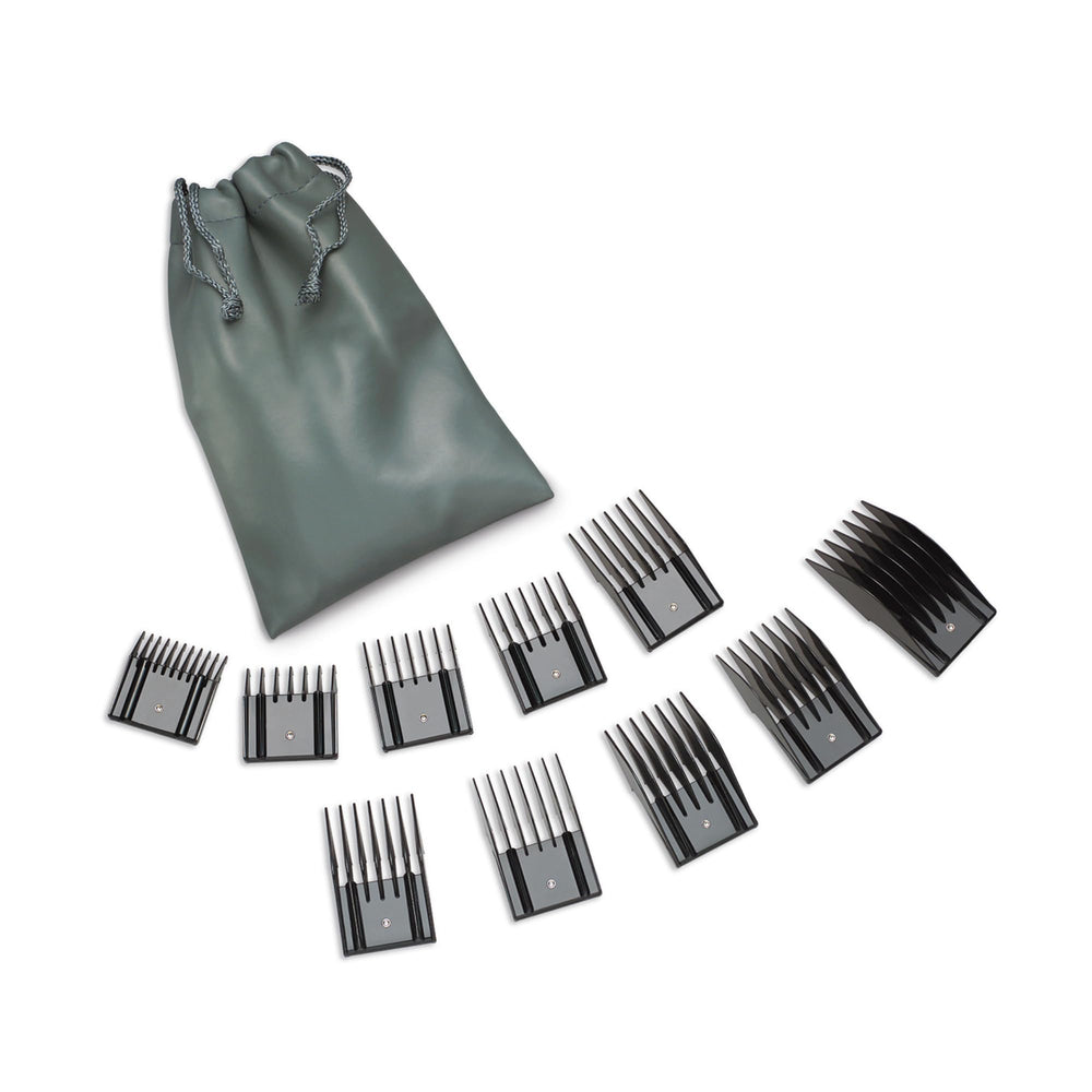 Oster Professional universal combs with pouch clip-on attachment for consistent, even cuts