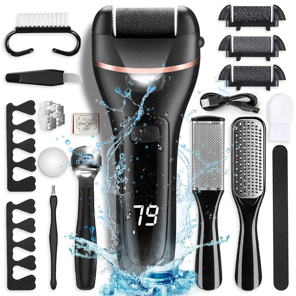 OTAZWA kit pedicure 21 en 1 para uñas y callos, útil en casa.