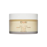 OUAI Body Crème con textura-batida para hidratación rápida de la piel.