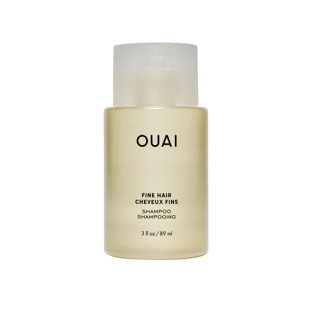 OUAI Champu Fino: botella de viaje para cuerpo ligero y volumen.