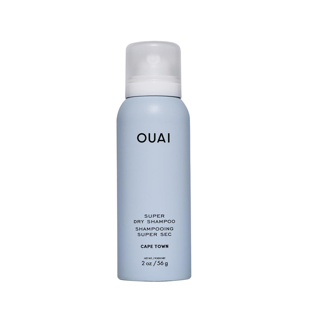 OUAI champú seco de viaje, envase de 2 onzas, retoques rápidos para cabello fresco