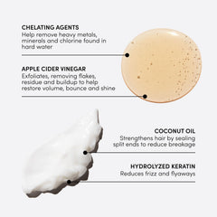 OUAI Detox Shampoing texture mousse, mousse légère purifiante.