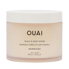 OUAI exfoliante cuero cabelludo y cuerpo Melrose Place: exfoliación suave para piel limpia