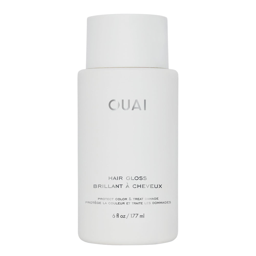 OUAI Hair Gloss brillo en la ducha para cabello suave y deslumbrante.