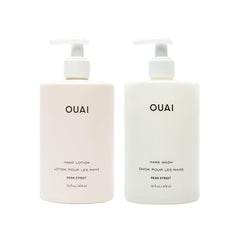 OUAI jabón exfoliante para manos con textura suave que limpia y exfolia