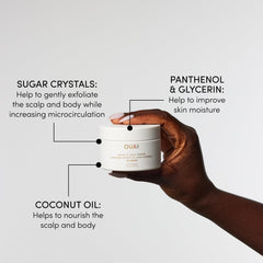 OUAI gommage-residus-produits-cheveux: élimine les résidus et clarifie le cuir chevelu