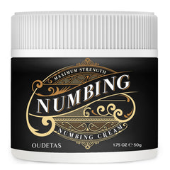 Oudetas crema entumecimiento en bote de 50 ml para alivio localizado.