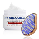 OUKEYA Crema de Urea 40% para pies, hidratación profunda para piel suave.