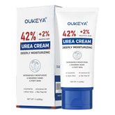 OUKEYA Urea 42% crema para pies en tubo, hidrata piel seca y agrietada.