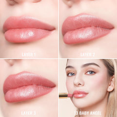 Oulac Barra de Labios detalle brillo metalico para look audaz