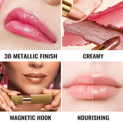 Oulac labial, aplicacion de un solo toque para color uniforme y rapido.