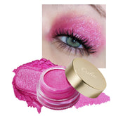 Oulac Sombra cremosa de ojos rosa fucsia, aplicación suave para cobertura uniforme.