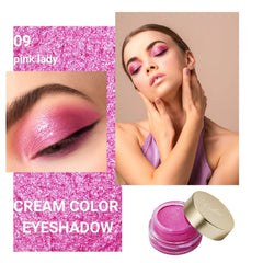 Oulac Sombra cremosa de ojos rosa fucsia, pigmentación alta para color intenso y duradero.