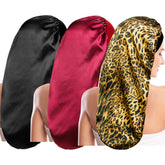 Bonnet satin negro de Oumrote, enfoque suave para dormir y evitar enredos