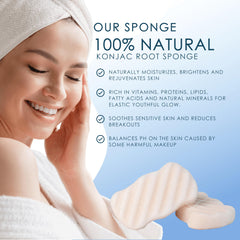 Our Earth Beauty Konjac Cuerpo limpia suavemente sin irritación