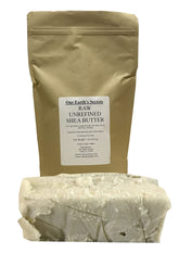 Our Earth's Secrets Ivory Shea Butter cut block for premium skincare formulations and DIY moisturizers