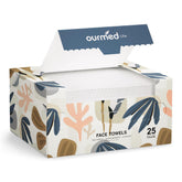 Ourmed Life: toallas faciales biodegradables 10x12, suaves y ecológicas para uso diario.