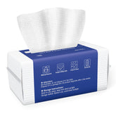 Ourmed life toallas faciales desechables biodegradables suaves para limpieza diaria.