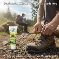 Outdoor Hands aplicación-crema-manos para alivio de piel seca y agrietada