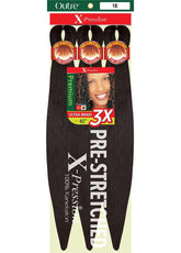 Outre X-pression 42-inch braid pack close-up in OFF BLACK 1B for quick installs.