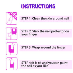 Outus protector U para uñas de los pies evita manchas y salpicaduras