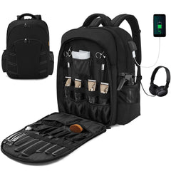 ouutmmee bolso porta-cortapelos con bolsillos frontales para acceso rápido.