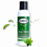 OVANTE limpiador de ojos en botella con árbol de té, uso suave