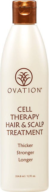 Ovation Hair Therapy: botella del tratamiento para nutrición capilar y fortalecimiento.