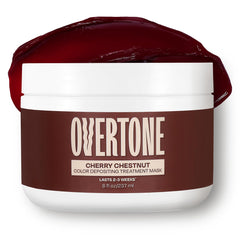 oVertone cereza castaño bote: color semipermanente para realzar el tono del cabello