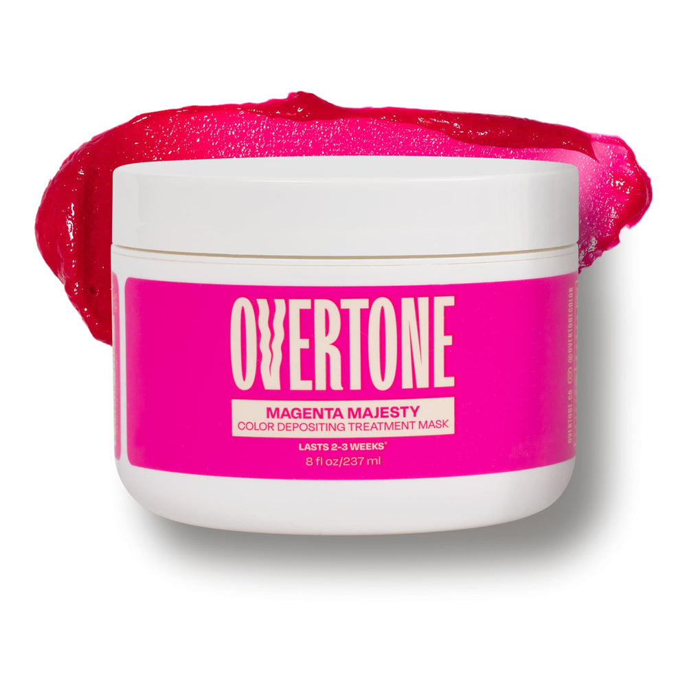 oVertone condicionador deposito color extremo magenta en botella, color intenso para cabello