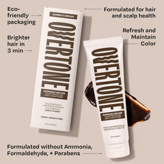 oVertone Marrón Espresso, textura cremosa; acondiciona y facilita peinado