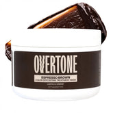Overtone Espresso Brown: bouteille du masque dépôt couleur pour usage à domicile