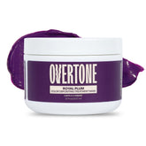 Overtone Royal Plum, bote cremoso, color vibrante e hidratación para el cabello.