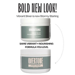 oVertone Stormy Sterling pot du masque nourrissant prêt à l emploi pour coloration