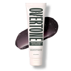 ovortone twilight titanium botella tintada diaria: realza color oscuro y aporta brillo