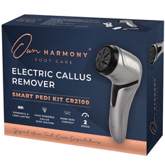 Own Harmony quita-callos eléctrico con aspiradora para acabado limpio