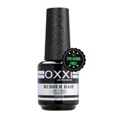 OXXI Professional Base Gel: aplicación suave en la uña para adherencia óptima.