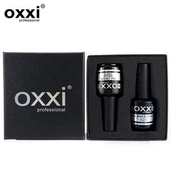 OXXI Professional capa superior sin limpiar, brillo duradero para uñas.