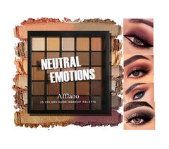 oygcee paleta con 25 tonos piel y neutros para looks naturales y duraderos