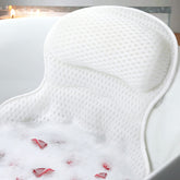 Almohada de baño Ozyalo para cuello y espalda, soporte cómodo durante el baño.