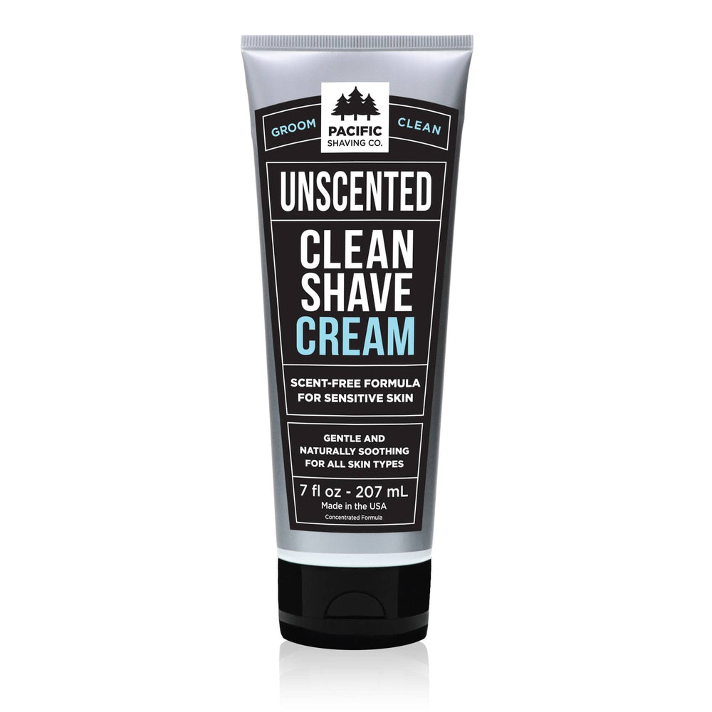 Pacific Shaving Company crema limpia de afeitar con mantequilla de karité para piel sensible
