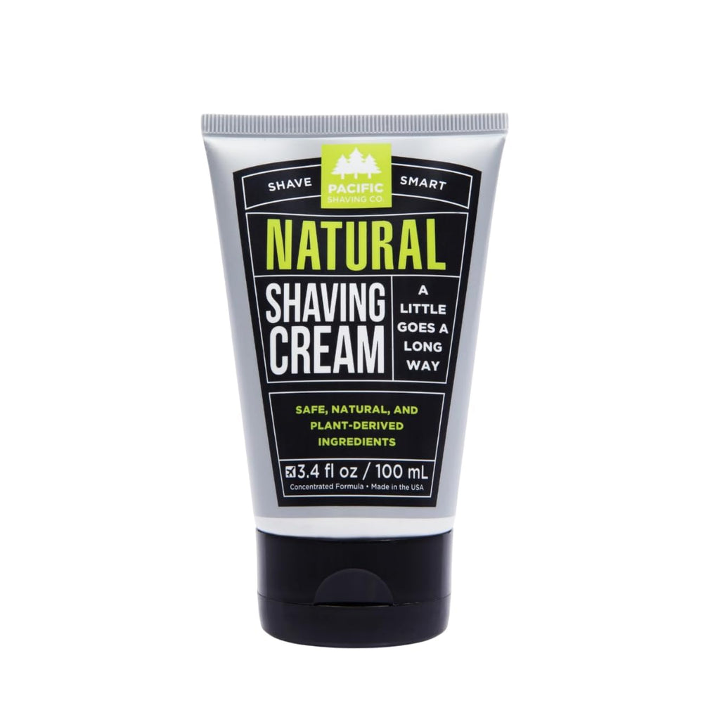 Pacific Shaving Company crema-afeitar natural, textura suave para piel sensible