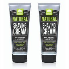 Flacon Pacific Shaving Company creme de rasage naturelle au karité, hydratation légère.