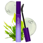 Pacifica Activist Curling Mascara, botella frontal de vidrio, realce natural de pestañas.