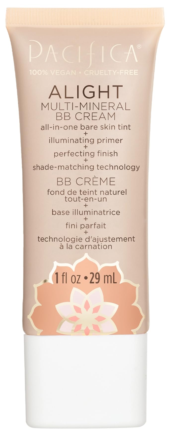 Pacifica Alight Crema BB envase 30 ml para hidratación diaria.
