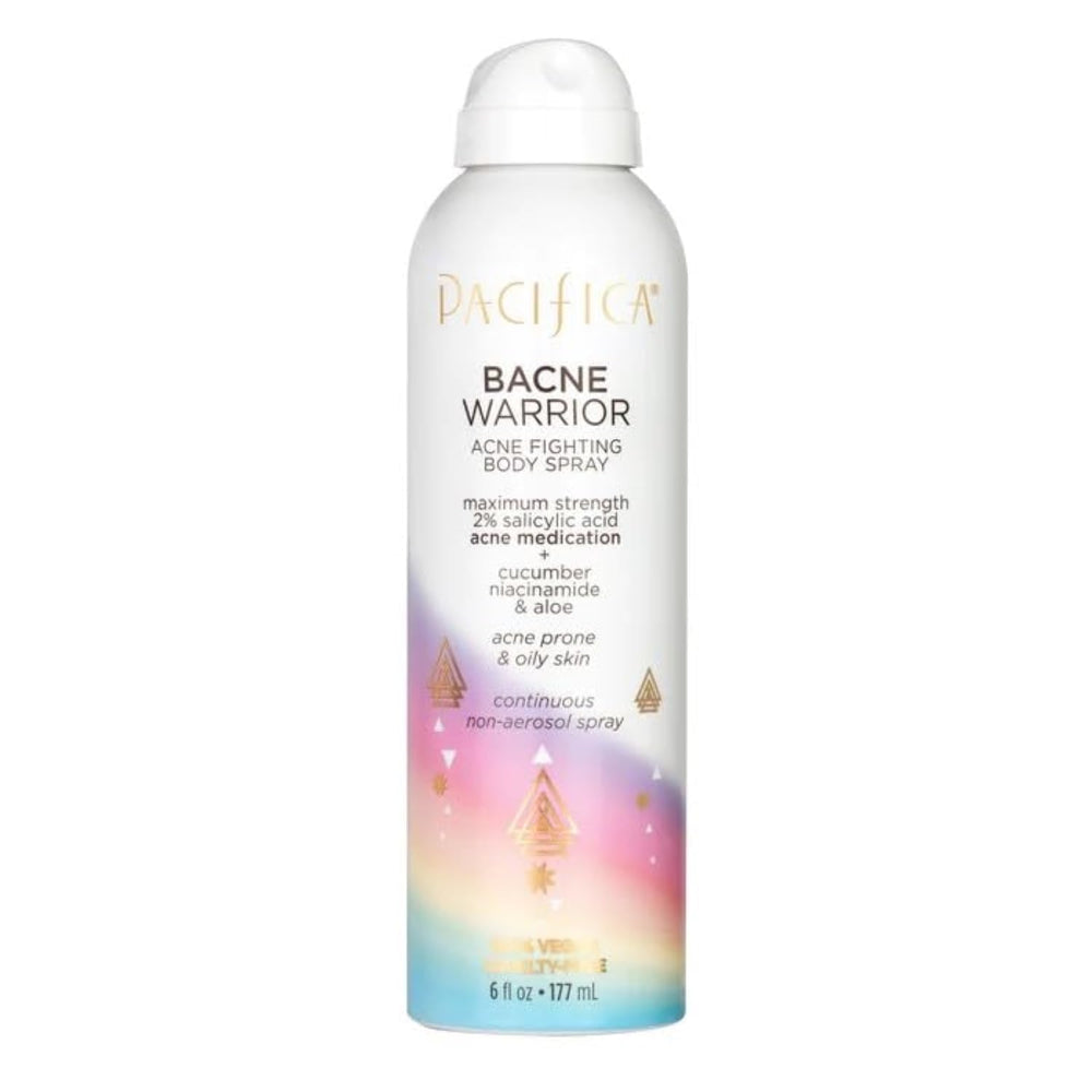 Pacifica Bacne Warrior botella-niebla fina: aplicación suave para la espalda
