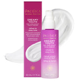 Pacifica crema facial Juventud Día-Noche ofrece hidratación diaria para piel seca.