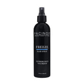 Pacinos Freeze aerosol para cabello, aplicación suave y fijación duradera.