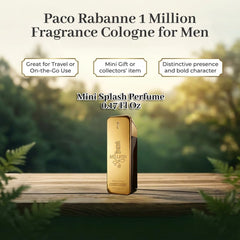 Atomizador de Paco Rabanne 1 Million Mini, perfecto para retoques rápidos en movimiento.